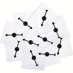 Transparent Rotating Math Game with Wheels & Arrows