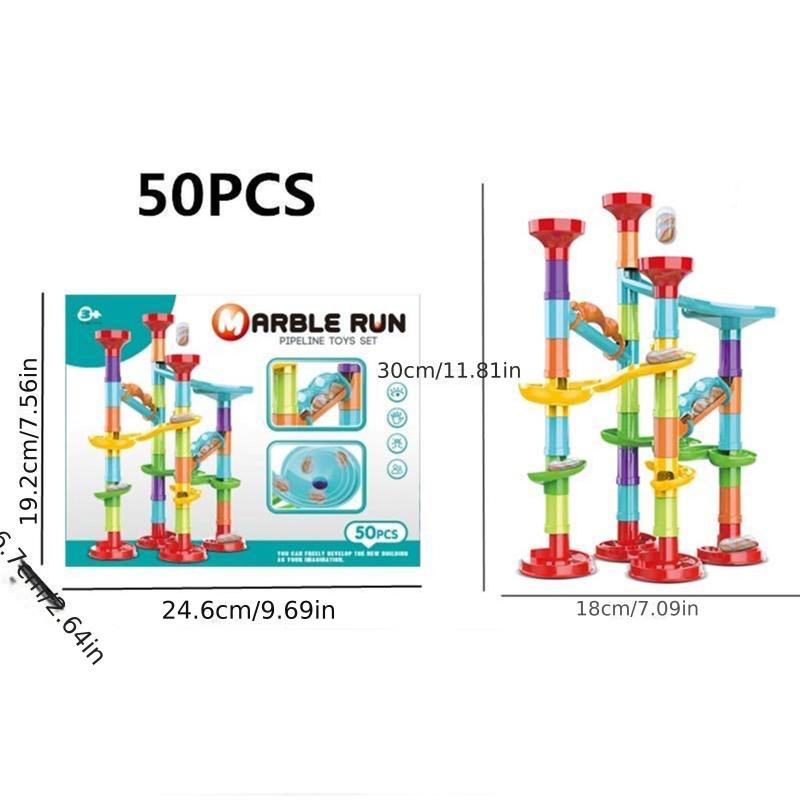 50PCS Fun Track Ball Building Blocks For Kids