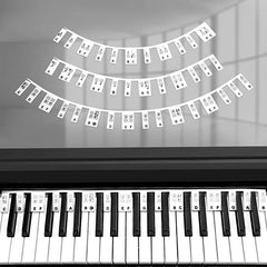 Piano Keyboard Note Labels Silicone Guide for Beginners 88 Key