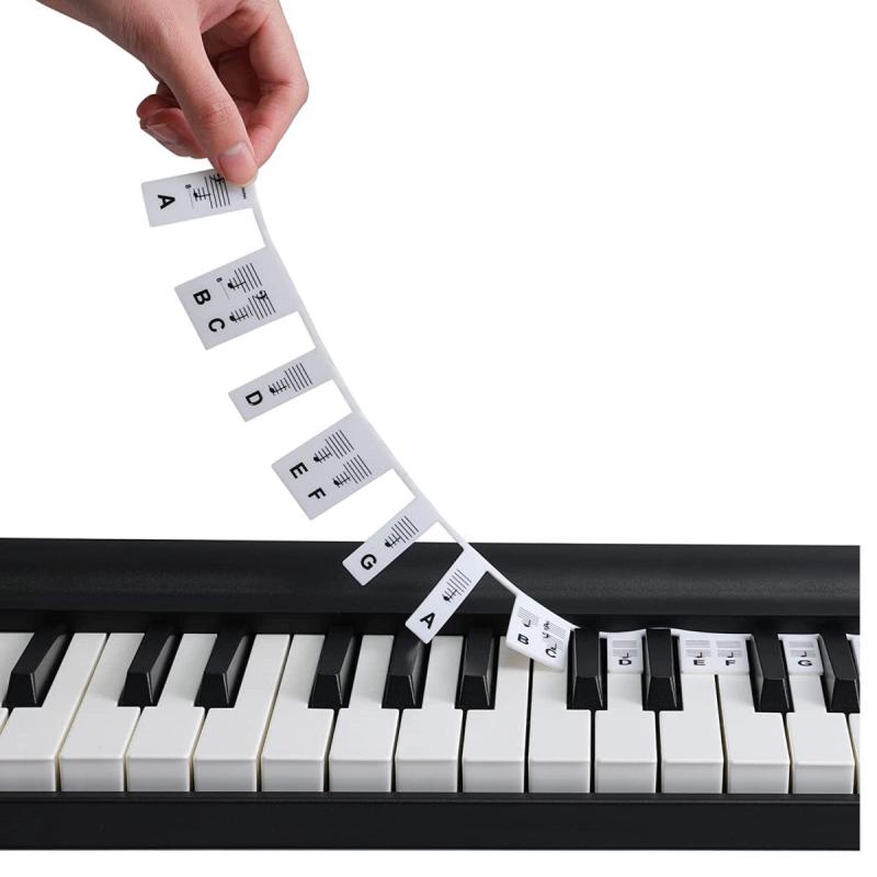 Piano Keyboard Note Labels Silicone Guide for Beginners 88 Key