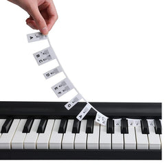 Piano Keyboard Note Labels Silicone Guide for Beginners 88 Key