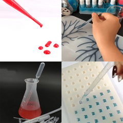 100 Disposable Pipettes - 0.2/3ML for Crafting & Resin