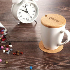30pcs Round Cork Mat Coaster Self Adhesive Back Panel DIY Craft Materials