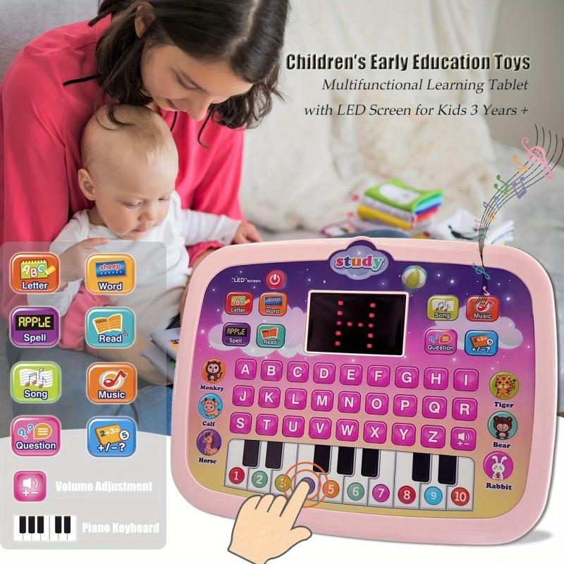 Kids Tablet Toddler Learning Board LED Screen