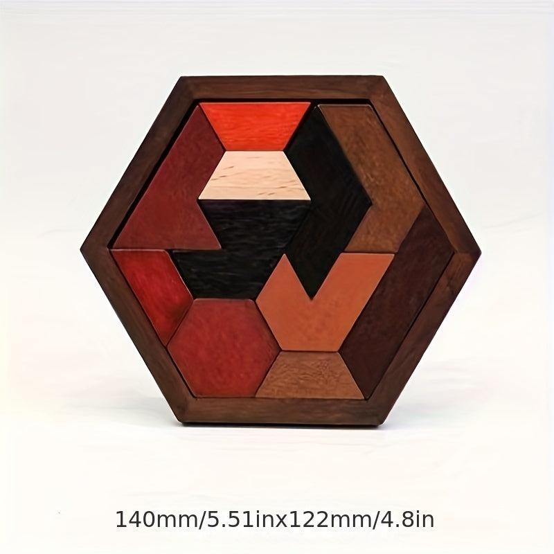 Wooden Honeycomb Puzzles Educational Toys for Kids