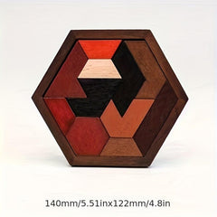 Wooden Honeycomb Puzzles Educational Toys for Kids