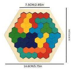 Wooden Honeycomb Puzzles Educational Toys for Kids