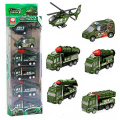 Kids Toy Car Engineering Military Set Boy Gift
