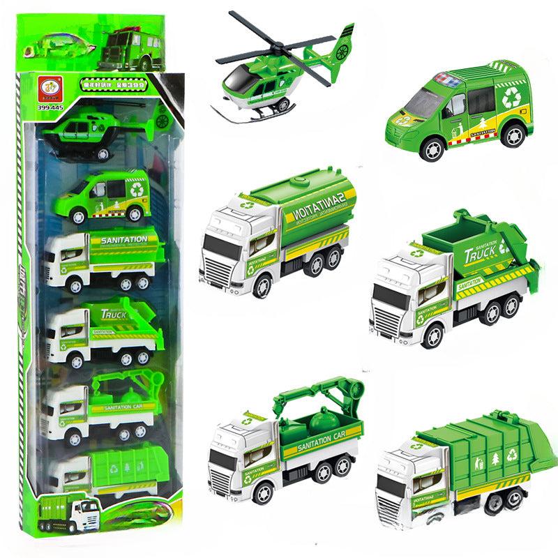 Kids Toy Car Engineering Military Set Boy Gift