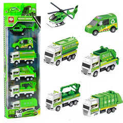 Kids Toy Car Engineering Military Set Boy Gift