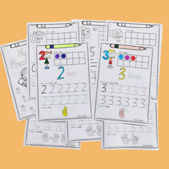 Math Number 1-30 Cognition Practice Workbook for Kids