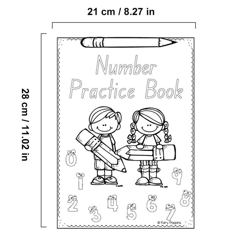 Math Number 1-30 Cognition Practice Workbook for Kids