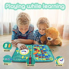 Montessori Busy Board for Toddlers Improve Basic Skills & Motor Skills
