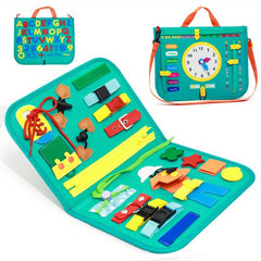 Montessori Busy Board for Toddlers Improve Basic Skills & Motor Skills