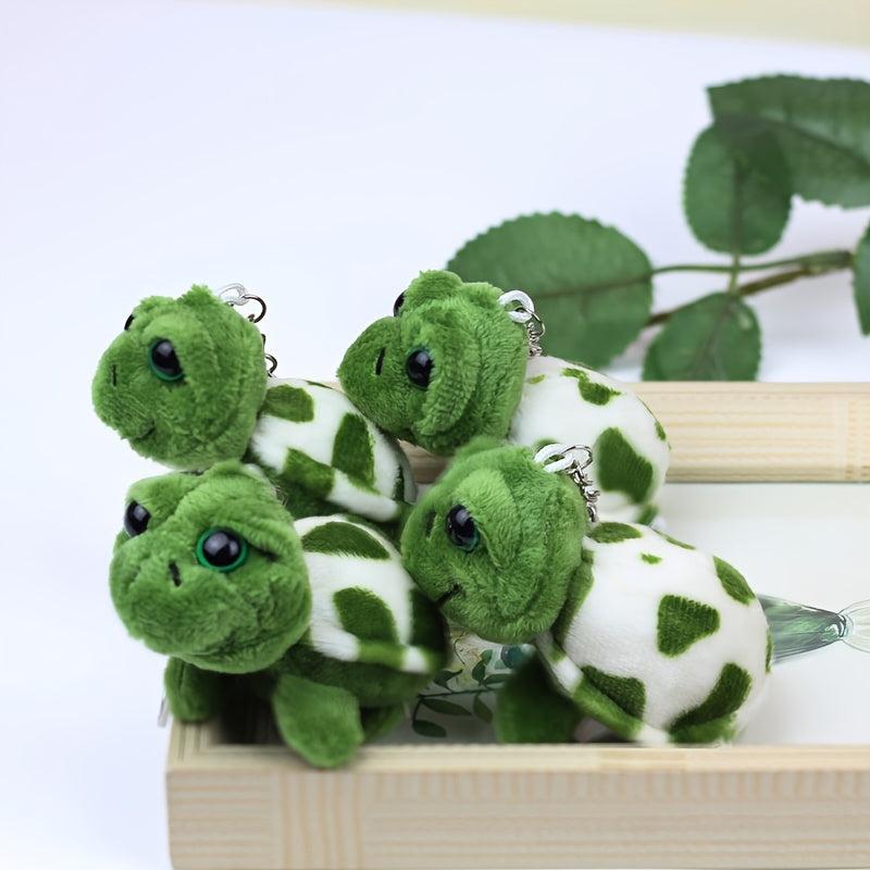 Mini Turtle Plush Toy Backpack Keychain Pendant