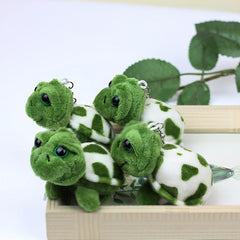 Mini Turtle Plush Toy Backpack Keychain Pendant