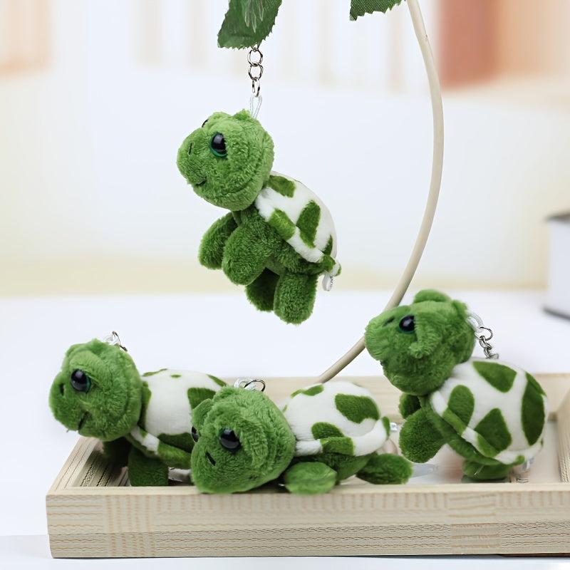 Mini Turtle Plush Toy Backpack Keychain Pendant