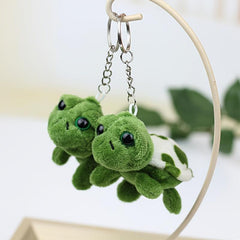 Mini Turtle Plush Toy Backpack Keychain Pendant