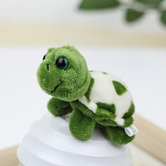 Mini Turtle Plush Toy Backpack Keychain Pendant
