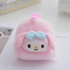 Plush Cartoon Coin Purse with Hanging Rope