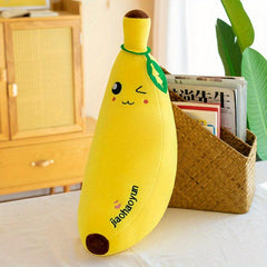 Banana Expression Funny Throw Pillow Children's Comfort Doll