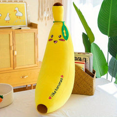 Banana Expression Funny Throw Pillow Children's Comfort Doll