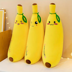 Banana Expression Funny Throw Pillow Children's Comfort Doll