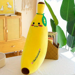 Banana Expression Funny Throw Pillow Children's Comfort Doll