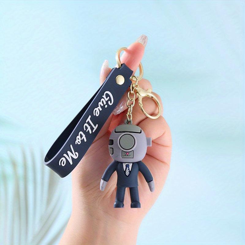 Skifidi Toilet Doll Keychain Funny Pendant Gift