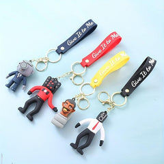Skifidi Toilet Doll Keychain Funny Pendant Gift