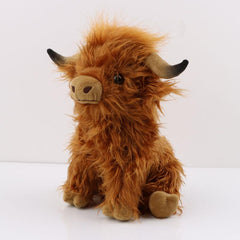 11'' Highland Cow Plush Toy Kyloe Stuffed Animal Dolls