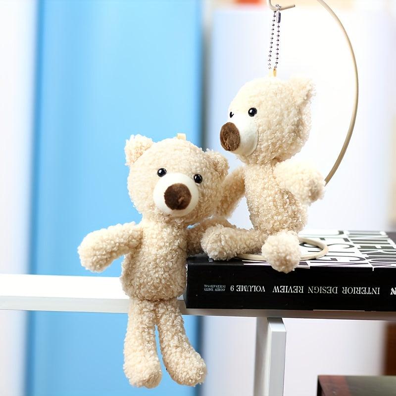 Cute Teddy Bear Plush Toy for Backpack