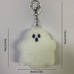 Ghost Plush Bag Keychain Halloween Gift for Kids