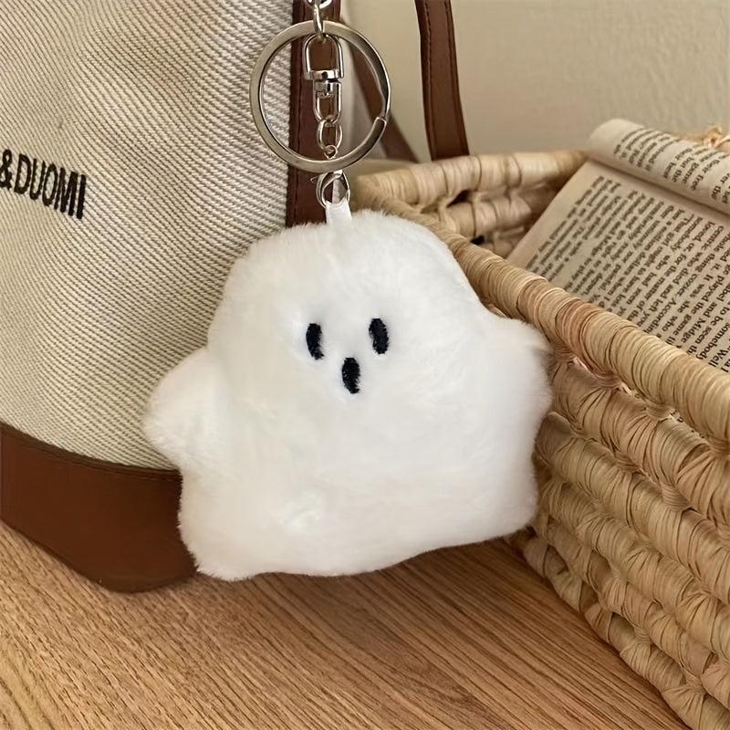 Ghost Plush Bag Keychain Halloween Gift for Kids