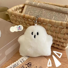 Ghost Plush Bag Keychain Halloween Gift for Kids