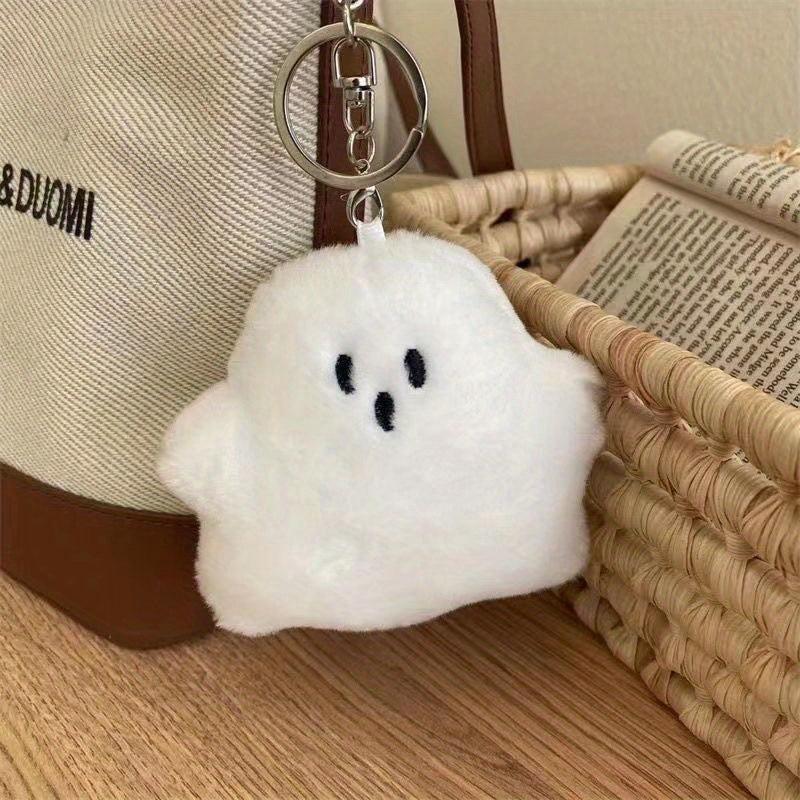 Ghost Plush Bag Keychain Halloween Gift for Kids