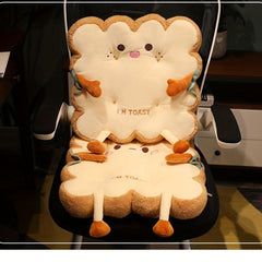 Square Toast Mat Buttock Cushion for Office Chair Student Bedroom Floor Window