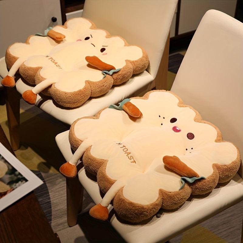 Square Toast Mat Buttock Cushion for Office Chair Student Bedroom Floor Window