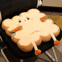Square Toast Mat Buttock Cushion for Office Chair Student Bedroom Floor Window