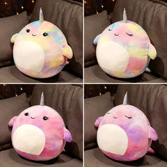 Unicorn Narwhal Whale Doll Squishy Plushie Toy Children's Gift