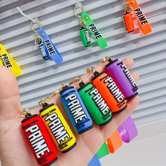 Drink Bottle Keychain Pendant Doll Couple Backpack Hanging Pendant