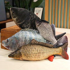 8in Funny Fish Plush Toy Stuffed Soft Animal Carp Pillow for Kids