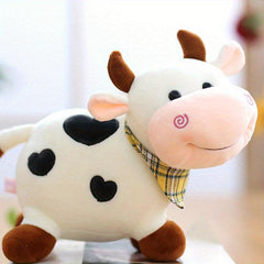 Love Patterned Cow Doll Calf Plush Toy Halloween Thanksgiving Christmas