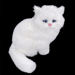 Simulation Stuffed Plush Persian Cats Toys Cat Dolls Easter Gift