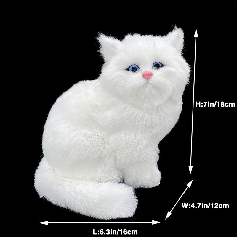 Simulation Stuffed Plush Persian Cats Toys Cat Dolls Easter Gift