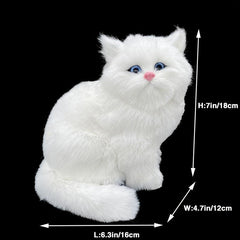 Simulation Stuffed Plush Persian Cats Toys Cat Dolls Easter Gift