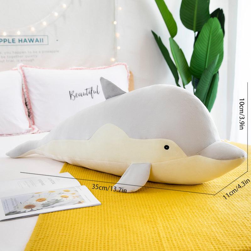 34cm Dolphin Plush Toy Aquarium Doll Sleeping Pillow Cushion Gift