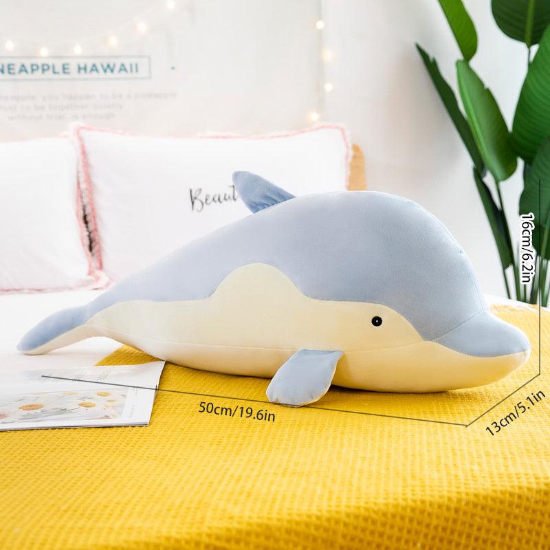 34cm Dolphin Plush Toy Aquarium Doll Sleeping Pillow Cushion Gift