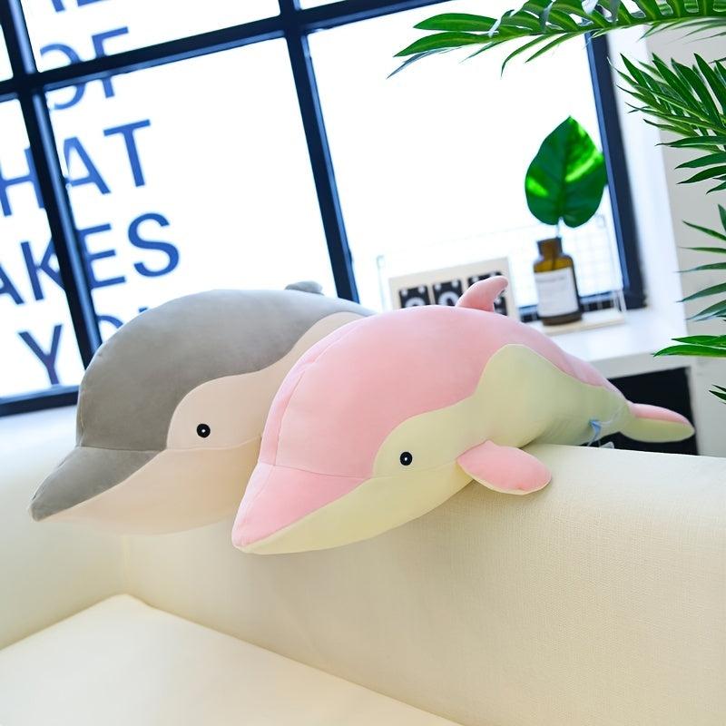 34cm Dolphin Plush Toy Aquarium Doll Sleeping Pillow Cushion Gift