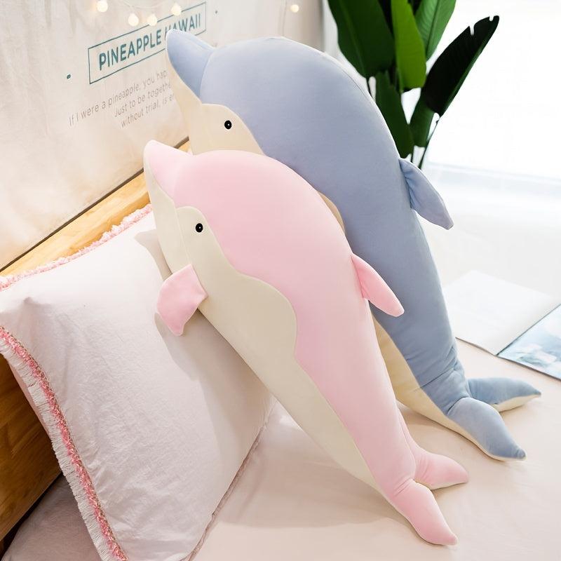 34cm Dolphin Plush Toy Aquarium Doll Sleeping Pillow Cushion Gift